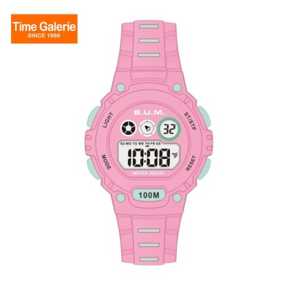 BUM Lady BUMWBM05807 Digital Sports Pink Strap Watch BUM Lady BUMWBM05807 Digital Sports Pink Strap Watch